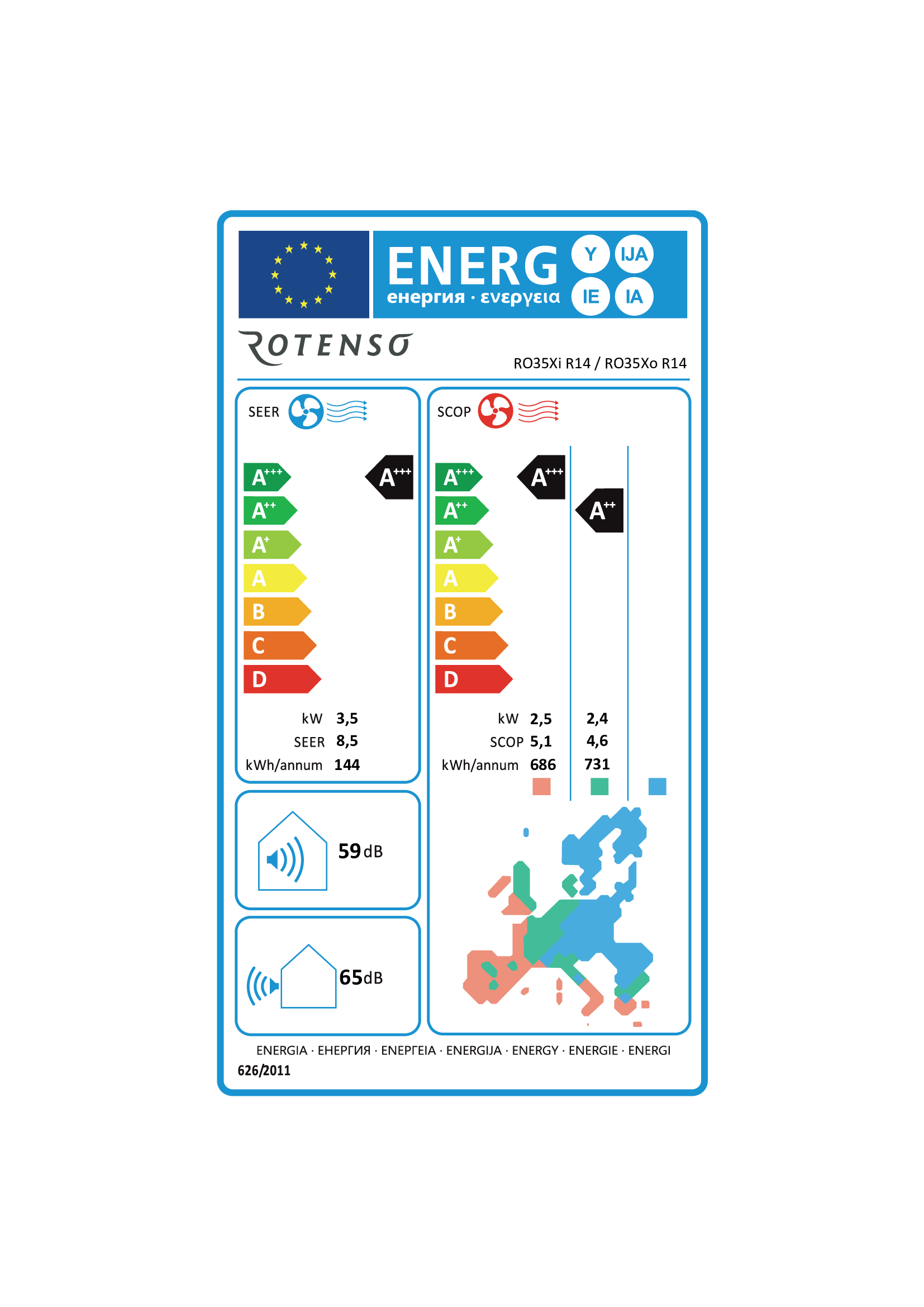 Klimatyzator-pokojowy-Rotenso-Revio-35-kW-karta-energetyczna