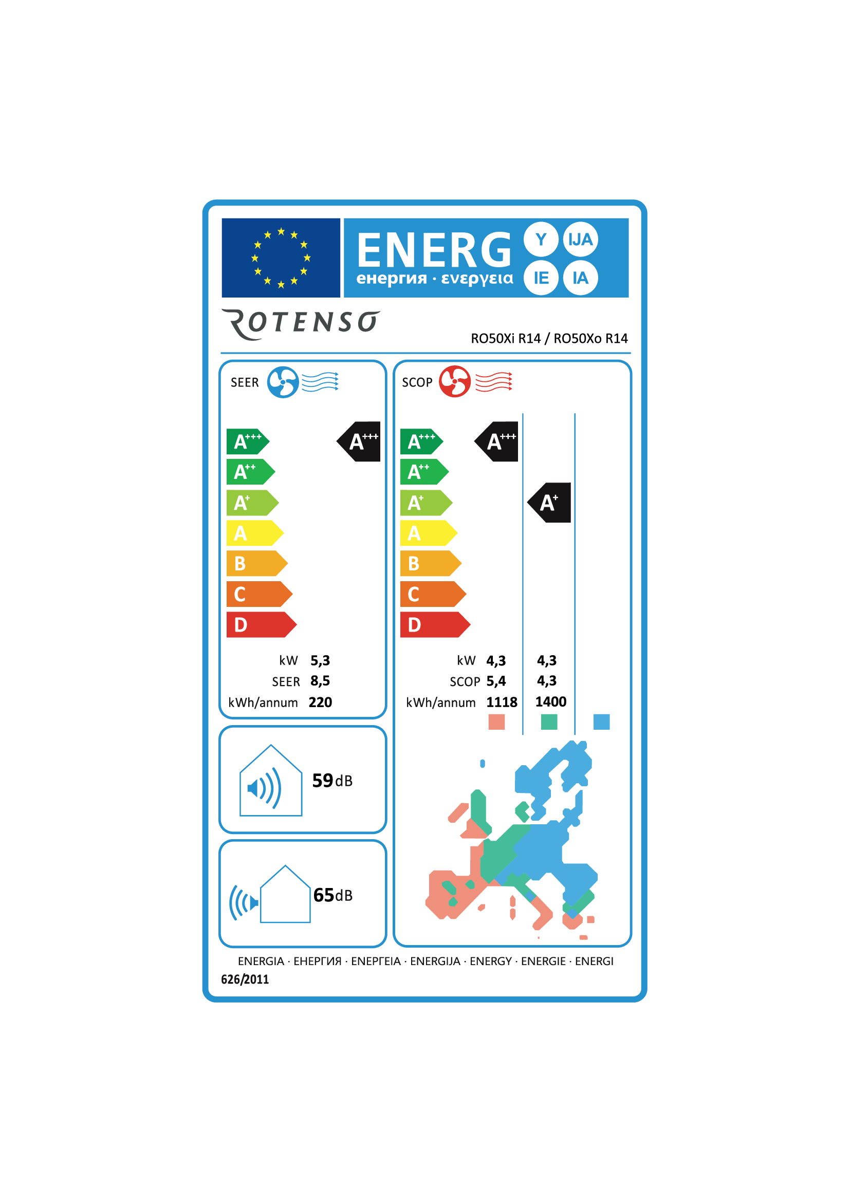 Klimatyzator-pokojowy-Rotenso-Revio-5-kW-karta-energetyczna