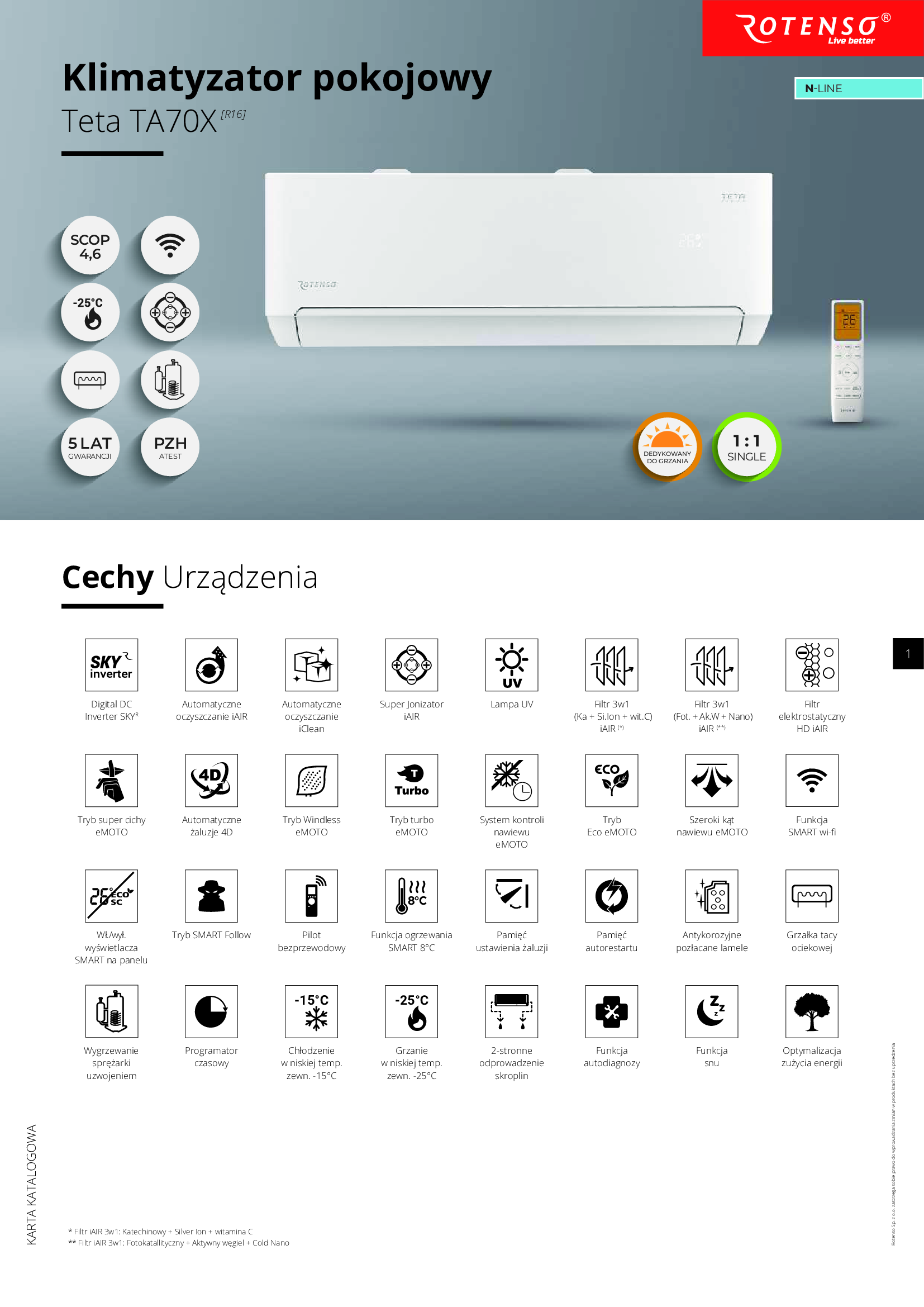 Klimatyzator-Pokojowy-Rotenso-Teta-69-kW-karta-katalogowa