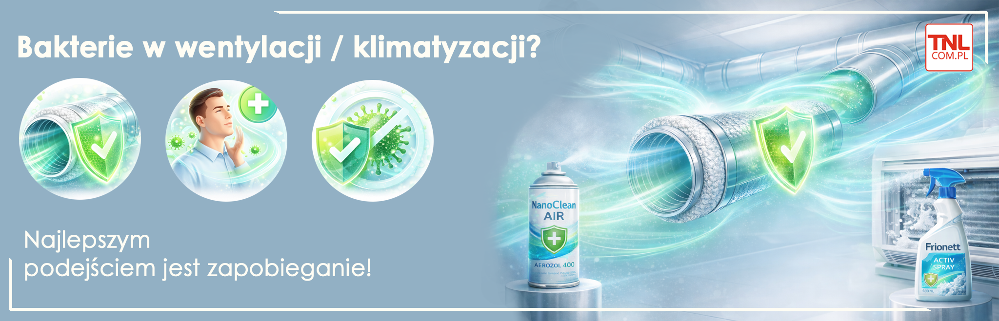 Bakterie w wentylacji i klimatyzacji